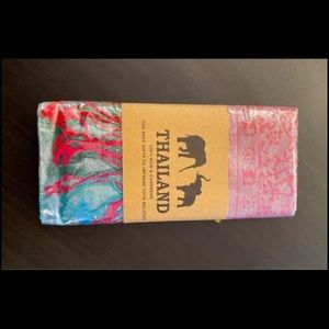 Silk scarf from Chang Mai Thailand hand made